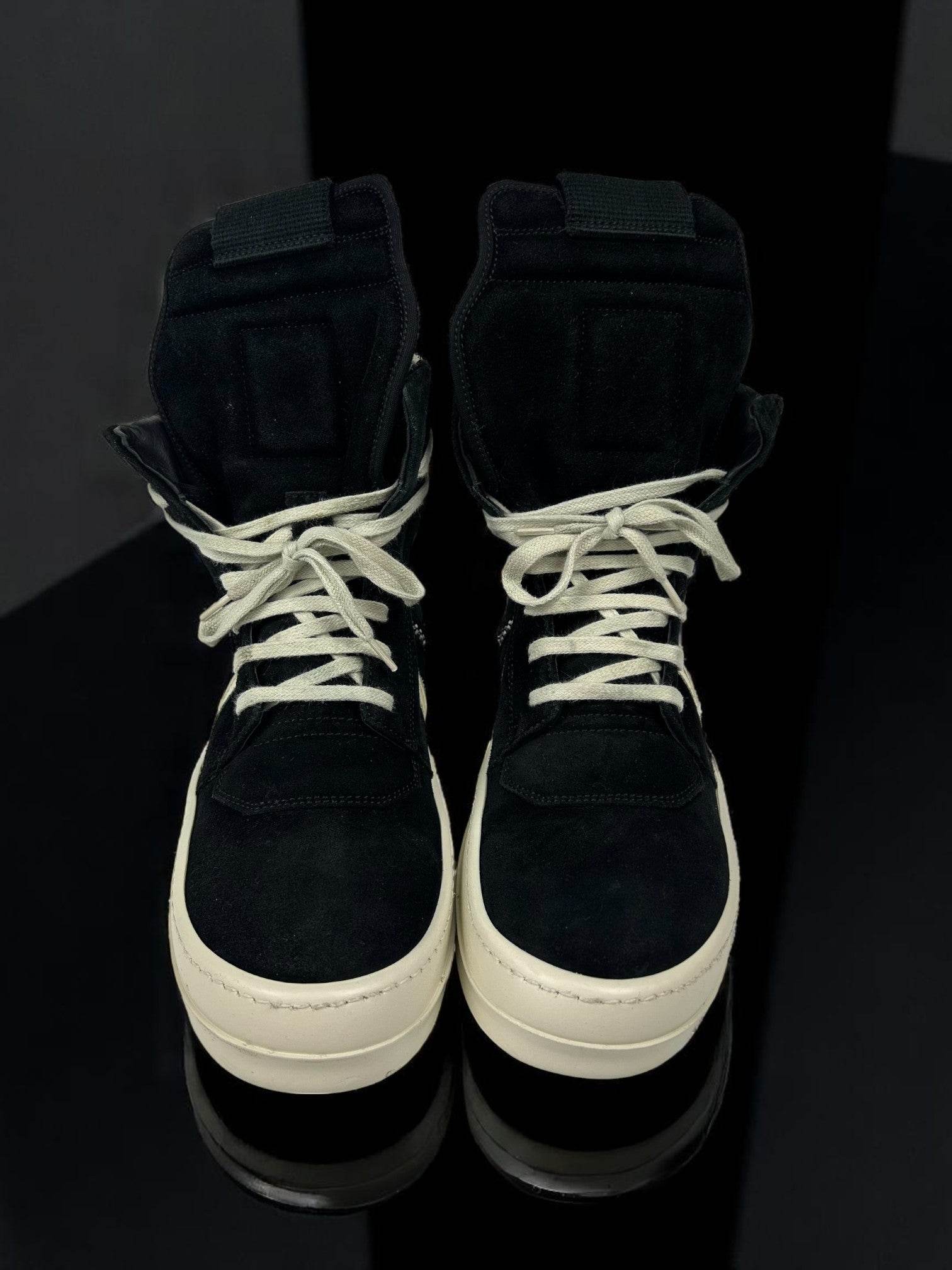 Rick Owens Geobasket Black Suede - V STEALS