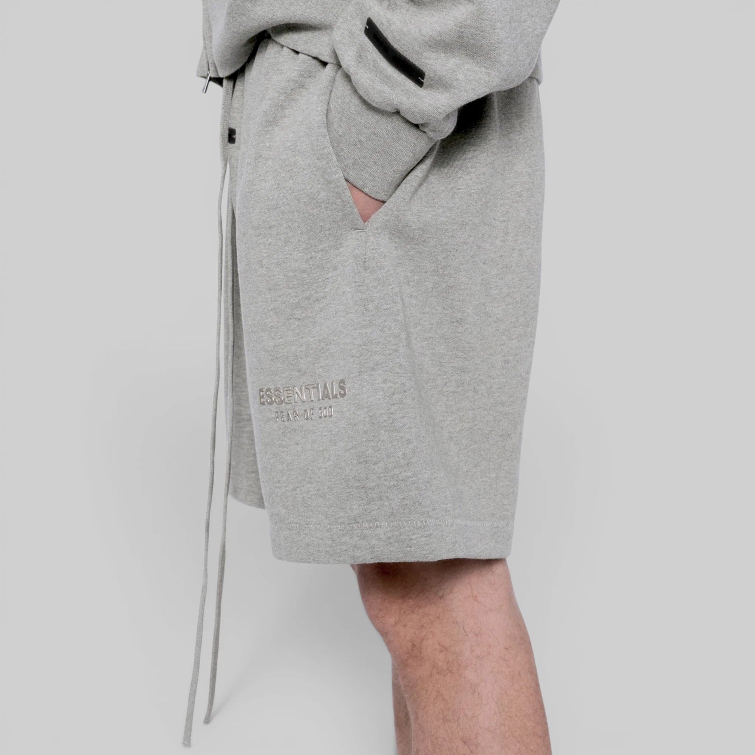 Pantaloni Scurti Essentials Fear Of God "Concrete Heather"
