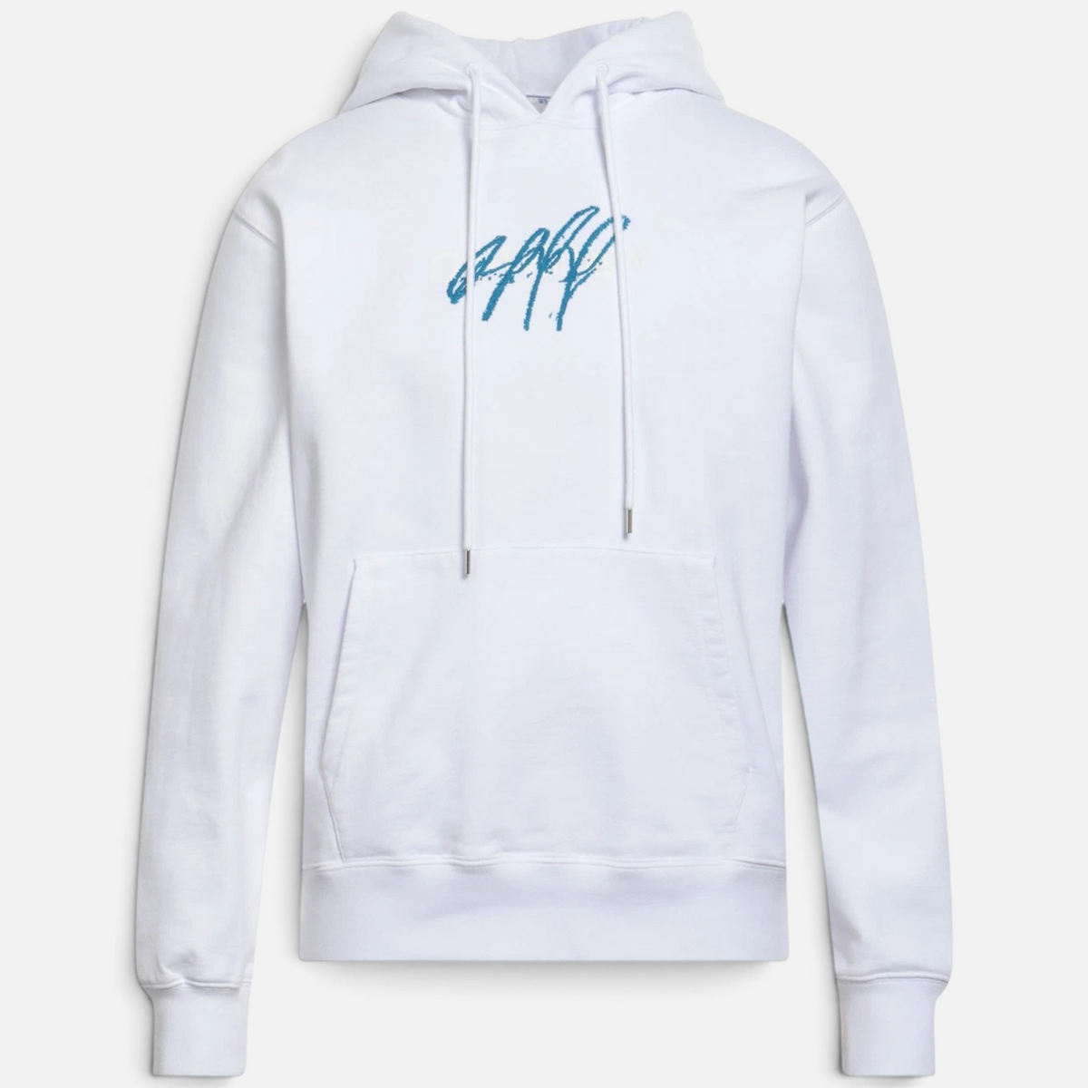Off-White Seasonal Hoodie White Embroidered