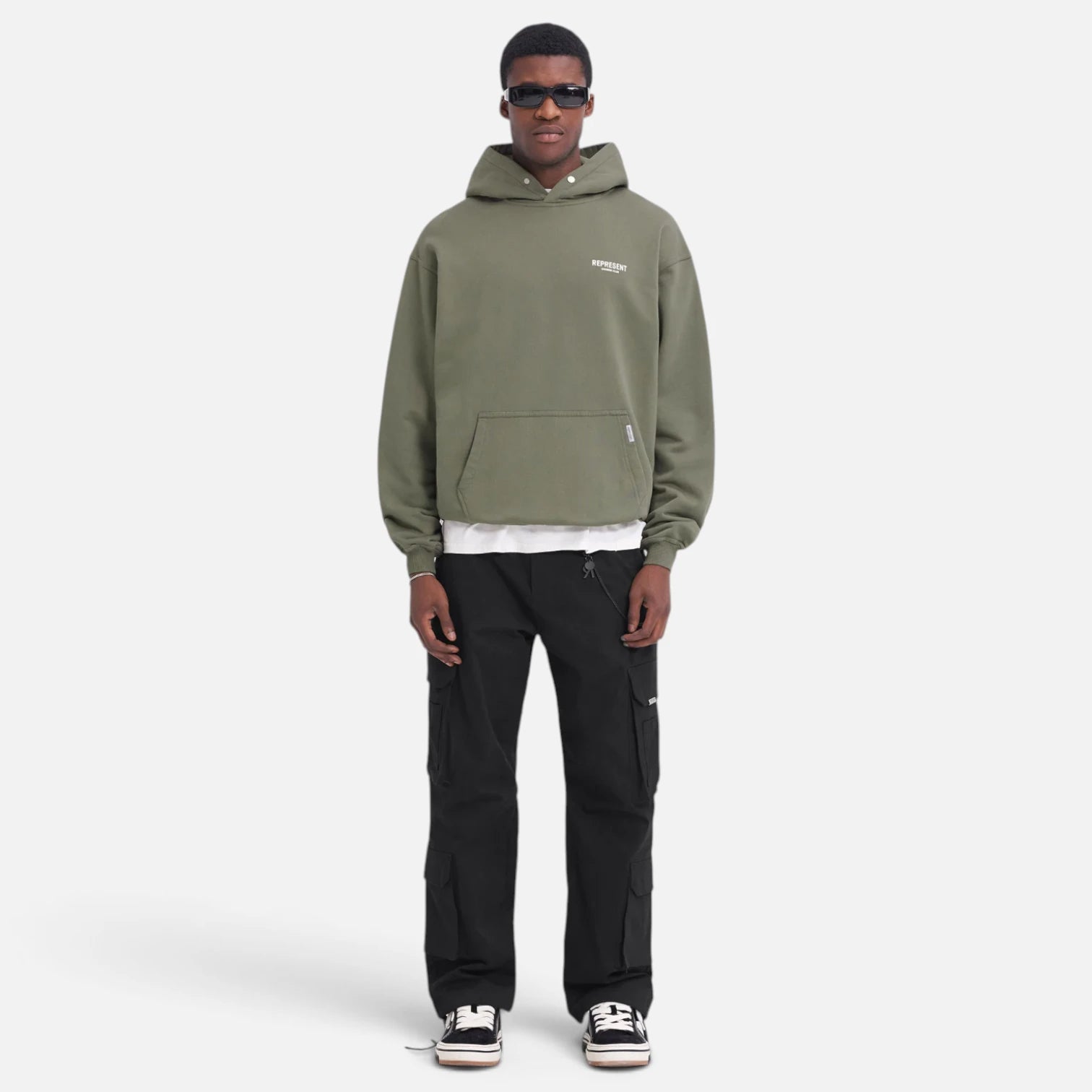Represent Owner's Club Olive Green Hoodie
